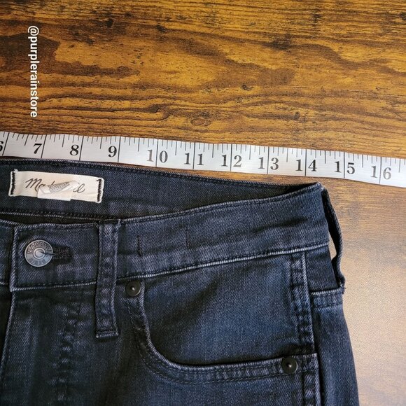 Madewell Jeans 28 Skinny 10" High Rise Eclipse Wash AC134 Tummy Control Stretch - Picture 8 of 13